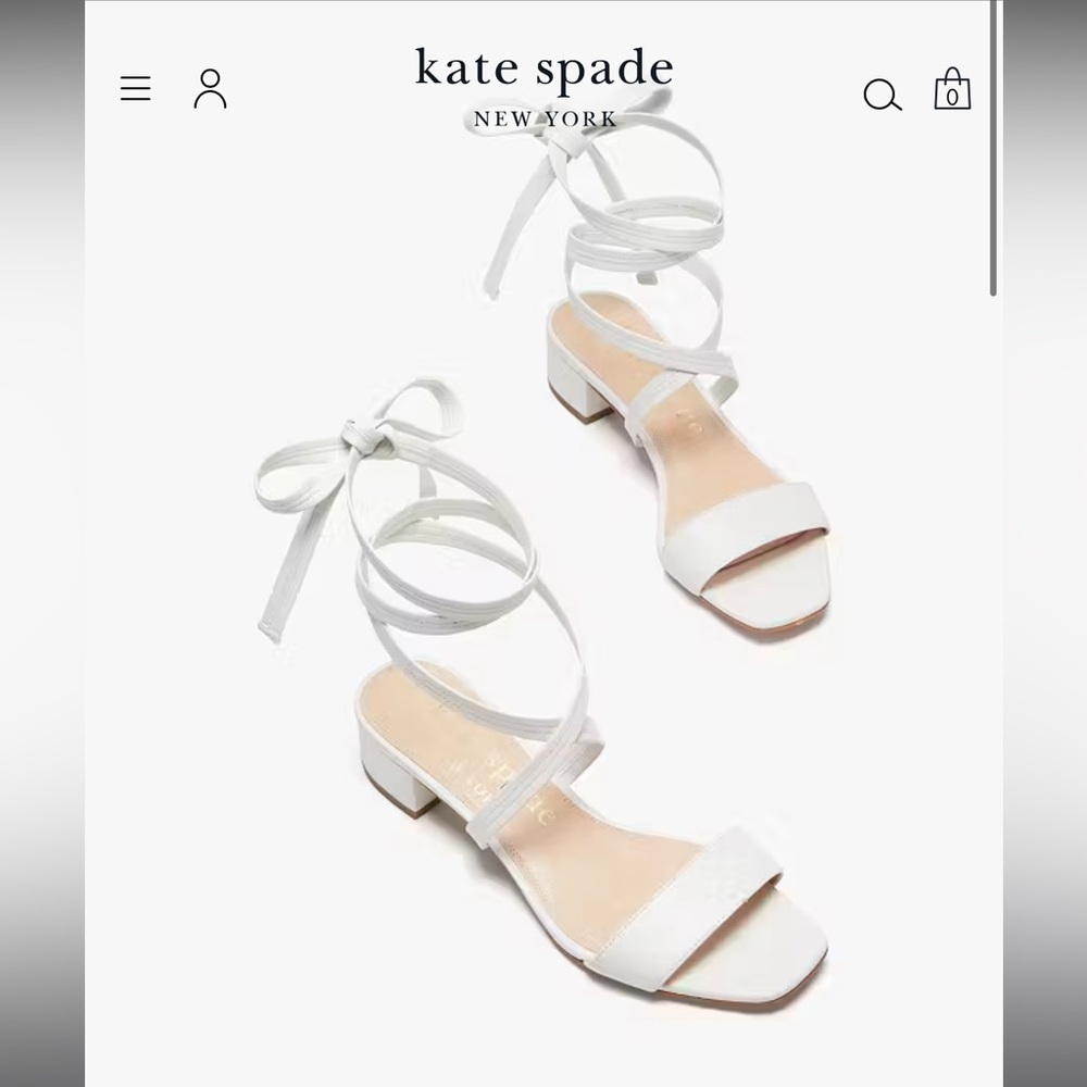 Kate Spade Aphrodite sandals. Only worn once, indoors.
